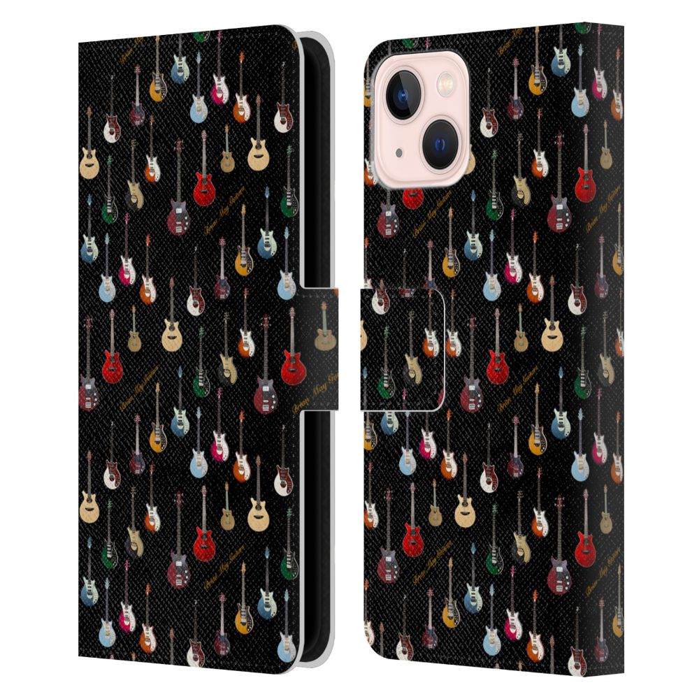 QUEEN クイーン - Guitar レザー手帳型 / Apple iPhoneケース - PGS