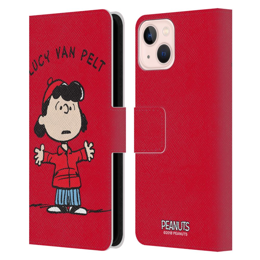 PEANUTS スヌーピー (コミック誕生 75周年 ) - Characters / Lucy van Pelt レザー手帳型 / Apple iPhoneケース - PGS