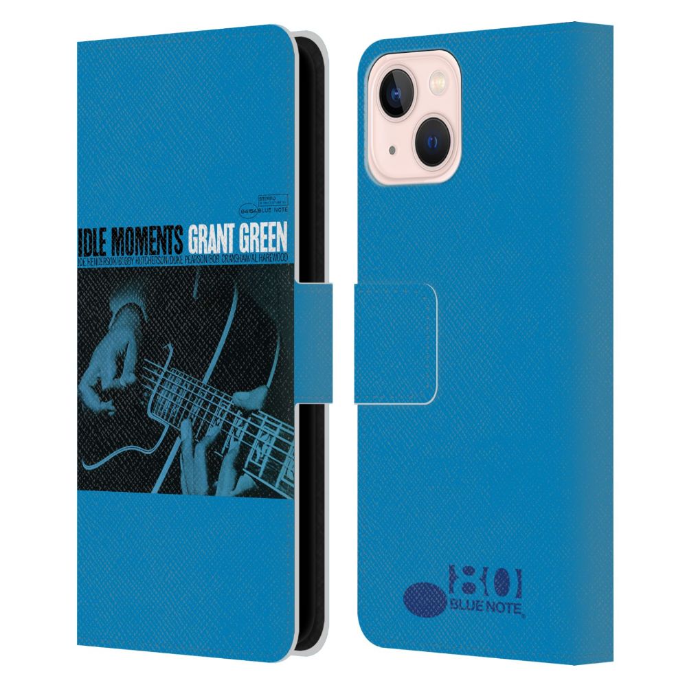 BLUE NOTE RECORDS ブルーノートレコード - Grant Green Idle Moments レザー手帳型 / Apple iPhoneケース - PGS