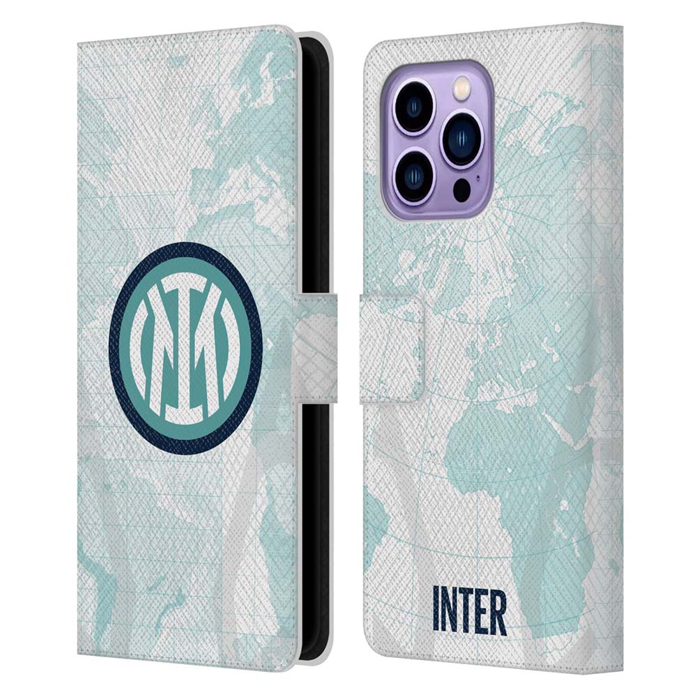 INTER MILAN インテルミラノ - 2022 23 Crest Kit / Away レザー手帳型 / Apple iPhoneケース - PGS