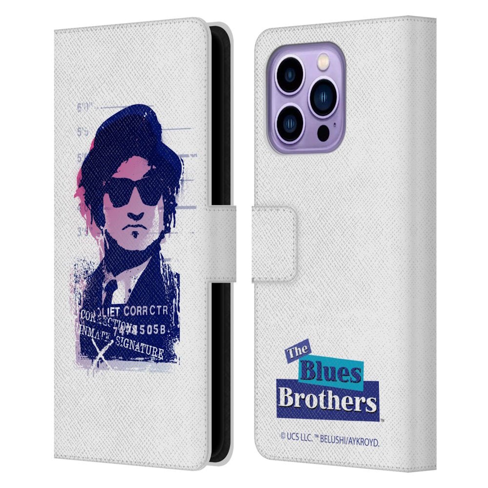 BLUES BROTHERS ブルースブラザーズ (公開 45周年 ) - Jake レザー手帳型 / Apple iPhoneケース - PGS