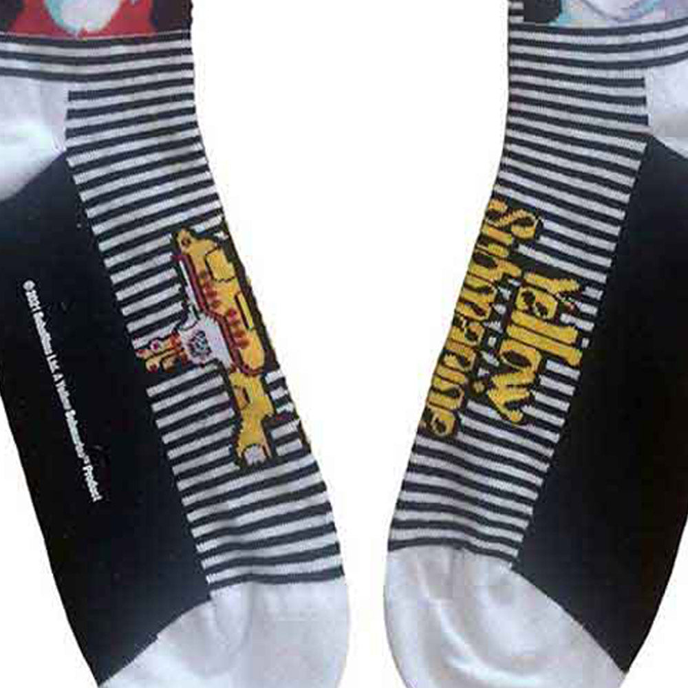 THE BEATLES ビートルズ (来日 60周年 ) - Yellow Submarine Sea of Science Faces Colour / ソックス / メンズ