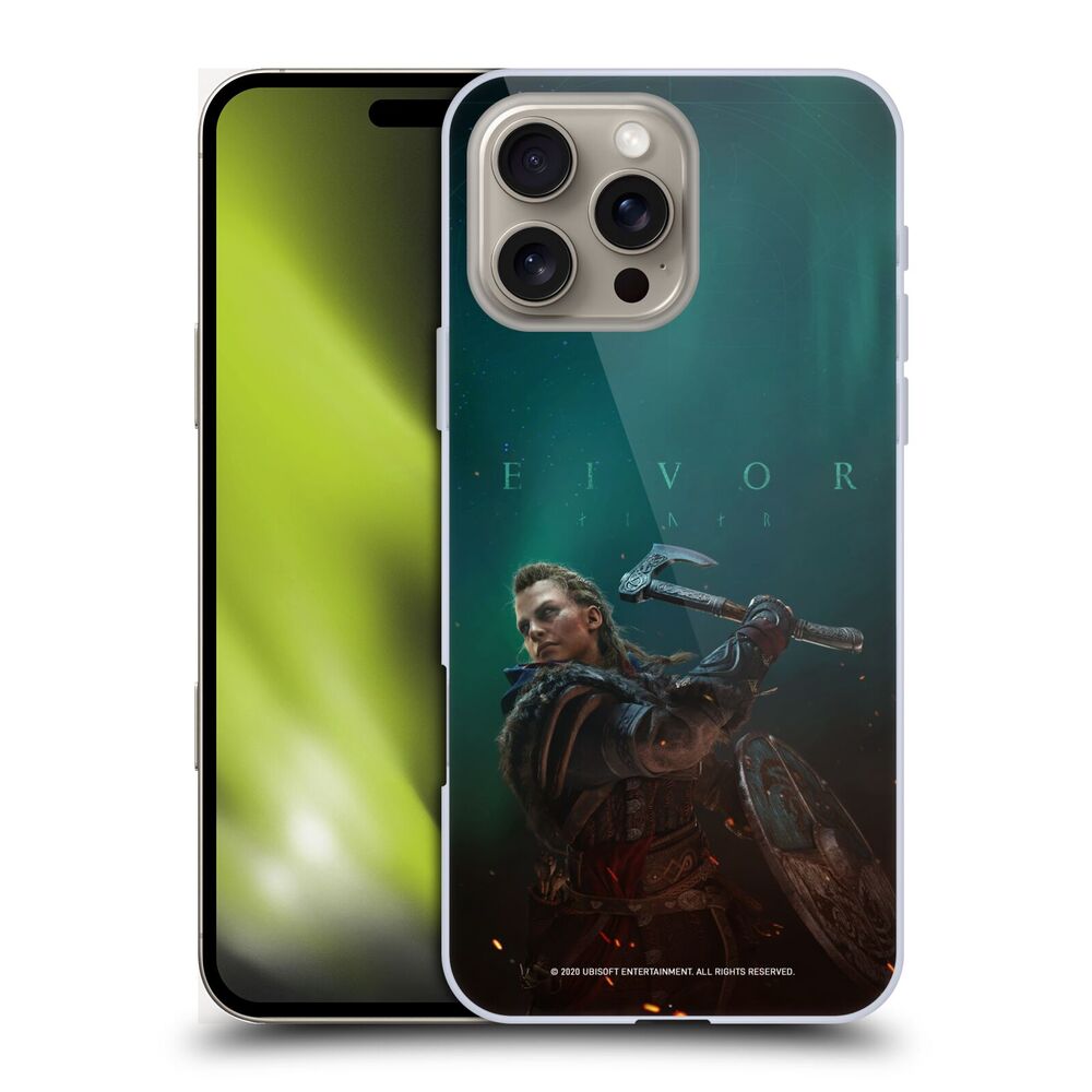 ASSASSINS CREED アサシンクリード - Valhalla Key Art / Female Eivor Poster ハード case / Apple iPhoneケース - PGS
