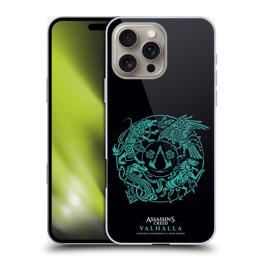 ASSASSINS CREED アサシンクリード - Valhalla Compositions And Patterns / Animals Crest ハード case / Apple iPhoneケース - PGS