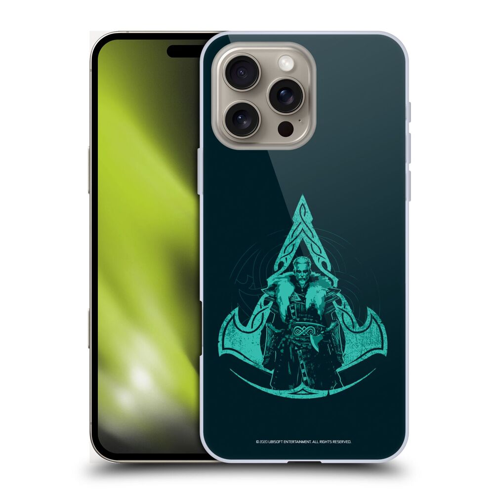 ASSASSINS CREED アサシンクリード - Valhalla Compositions / Crest And Male Eivor ハード case / Apple iPhoneケース - PGS