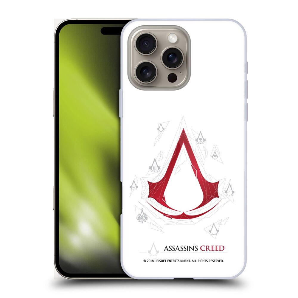 ASSASSINS CREED アサシンクリード - Legacy Logo / Geometric White ハード case / Apple iPhoneケース - PGS