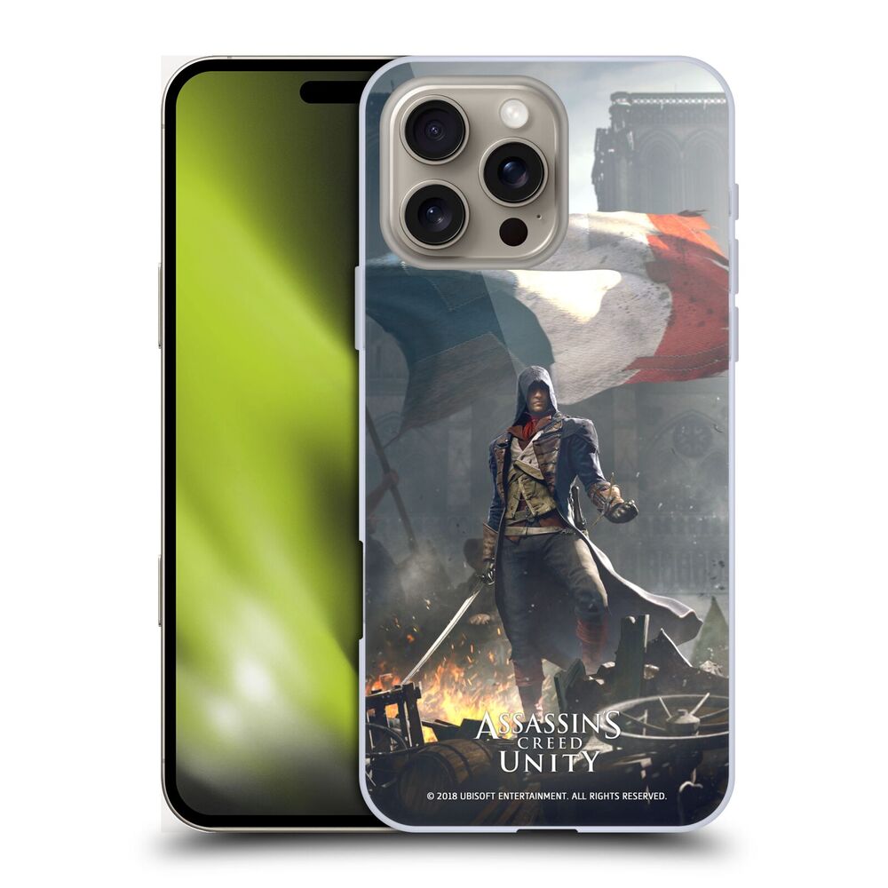 ASSASSINS CREED アサシンクリード - Unity Key Art / Arno Dorian French Flag ハード case / Apple iPhoneケース - PGS