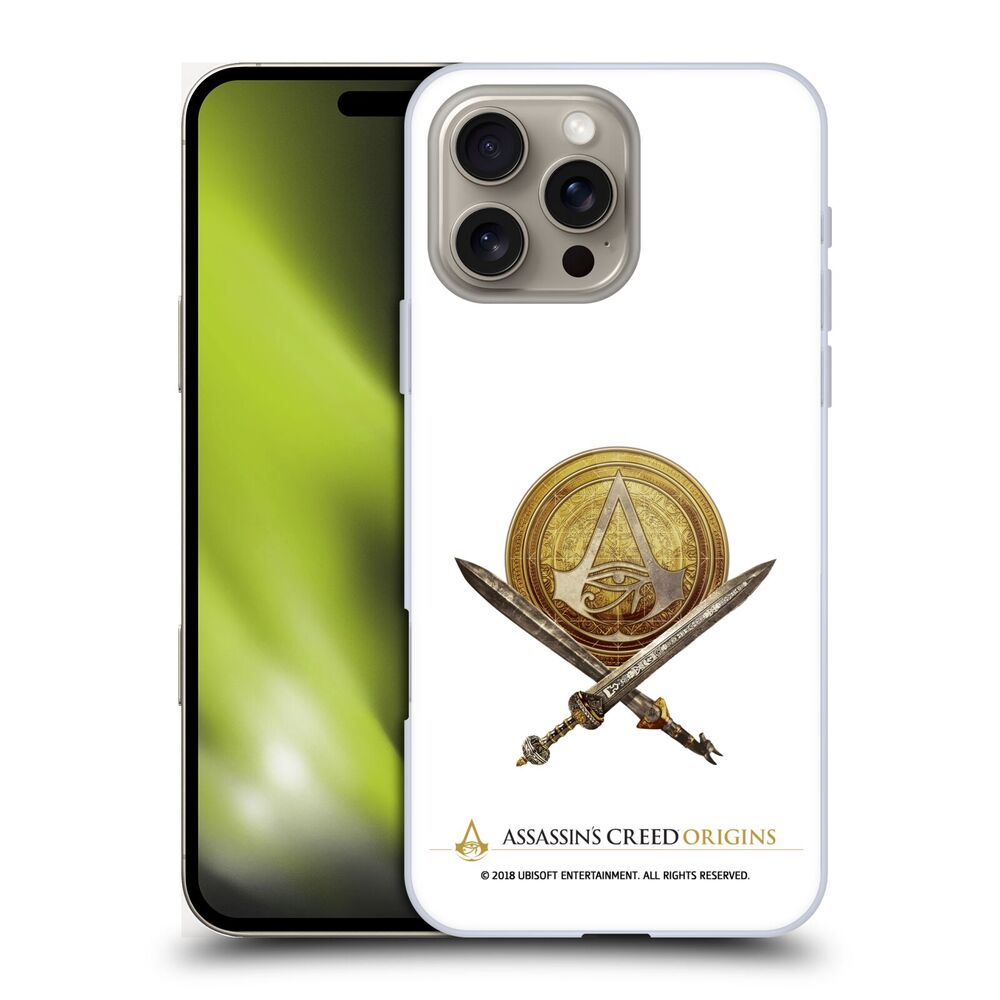 ASSASSINS CREED アサシンクリード - Origins Crests / Sword & Shield ハード case / Apple iPhoneケース - PGS