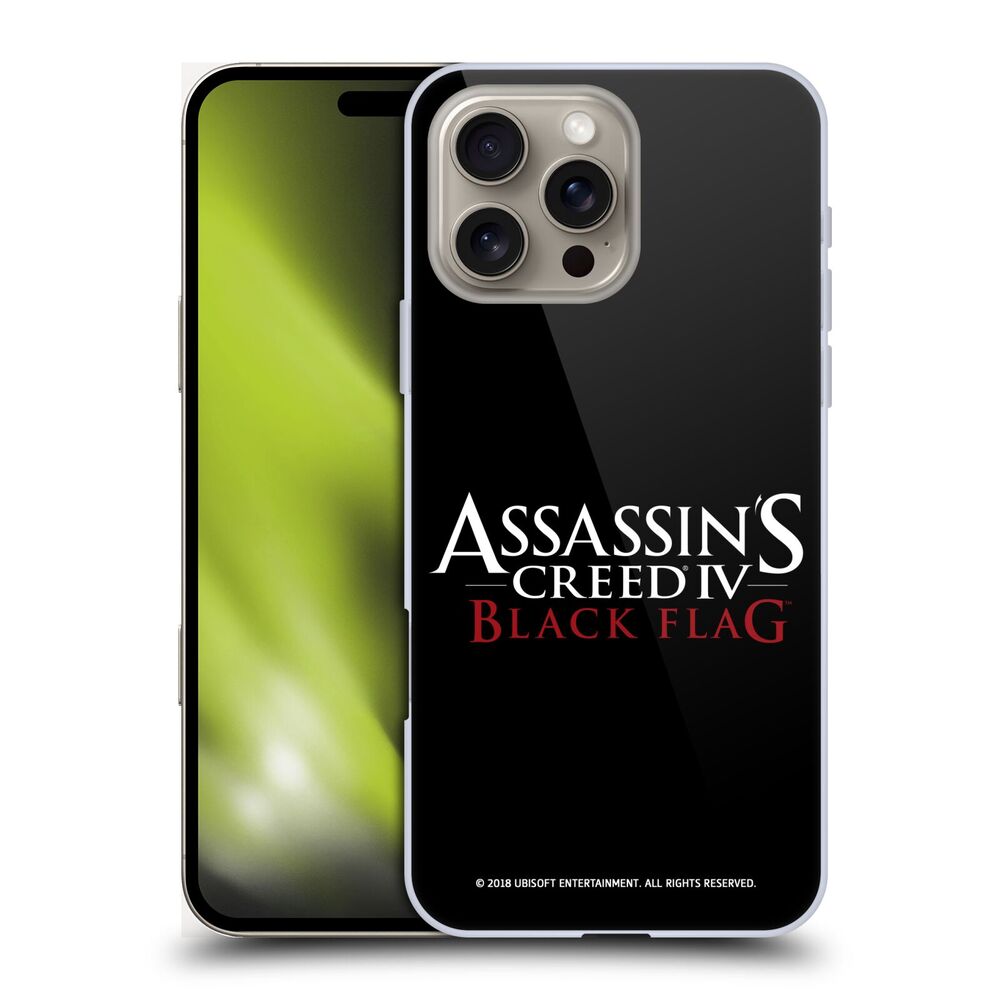 ASSASSINS CREED アサシンクリード - Black Flag Logos / White And Red ハード case / Apple iPhoneケース - PGS