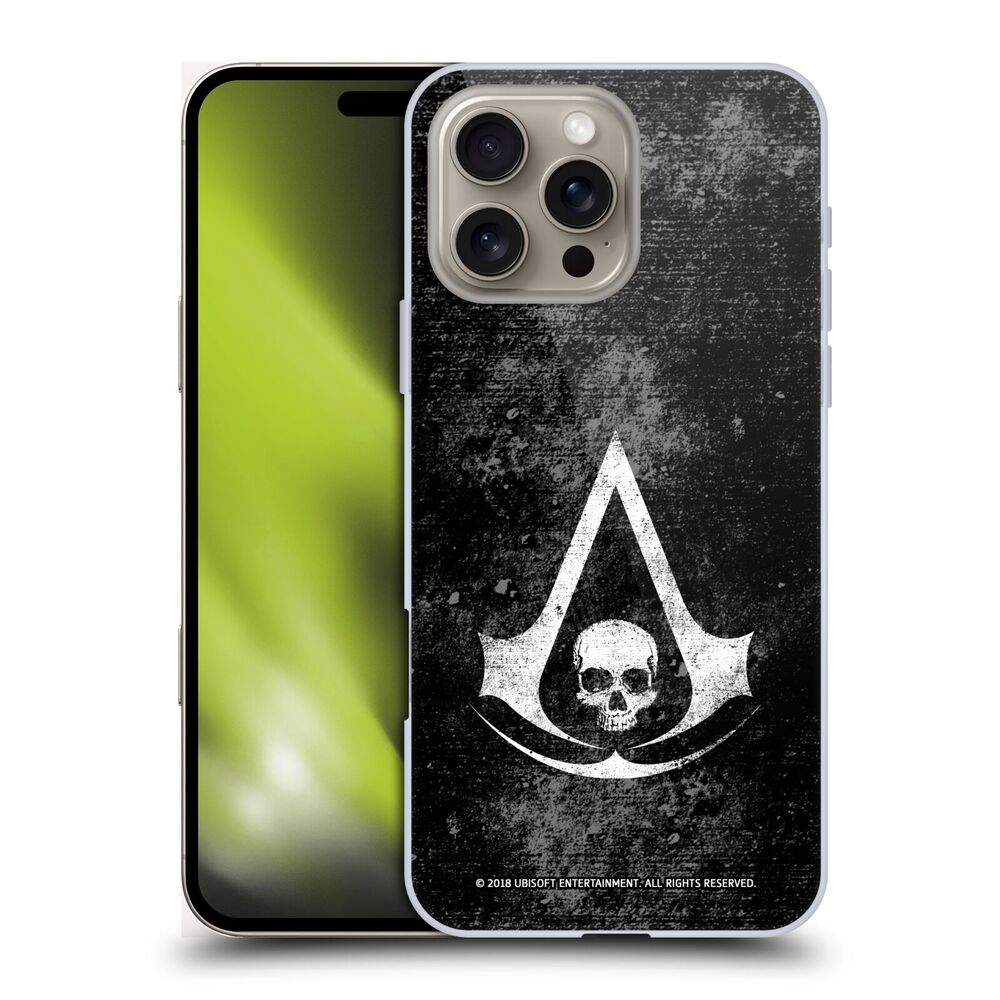 ASSASSINS CREED アサシンクリード - Black Flag Logos / Grunge ハード case / Apple iPhoneケース - PGS