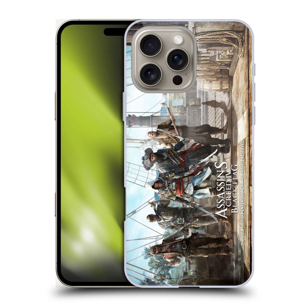 ASSASSINS CREED アサシンクリード - Black Flag Key Art / Edward Group ハード case / Apple iPhoneケース - PGS