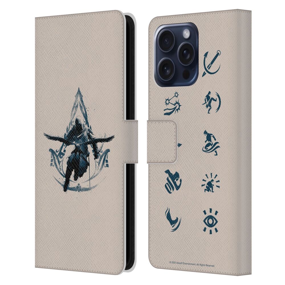 ASSASSINS CREED アサシンクリード - Mirage Graphics / Basim レザー手帳型 / Apple iPhoneケース - PGS