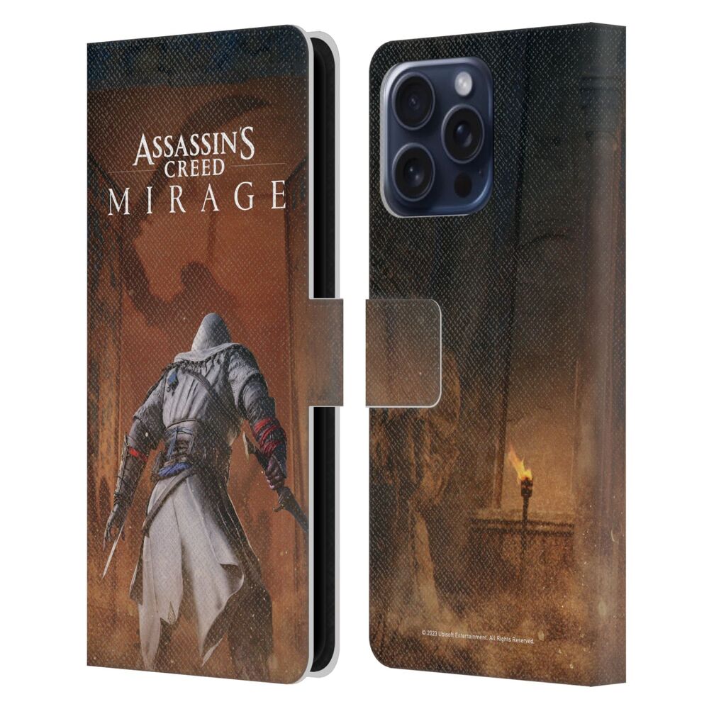 ASSASSINS CREED アサシンクリード - Mirage Graphics / Forty Thieves Quest レザー手帳型 / Apple iPhoneケース - PGS