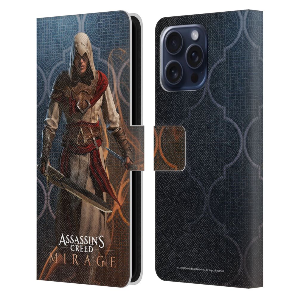 ASSASSINS CREED アサシンクリード - Mirage Graphics / Roshan レザー手帳型 / Apple iPhoneケース - PGS