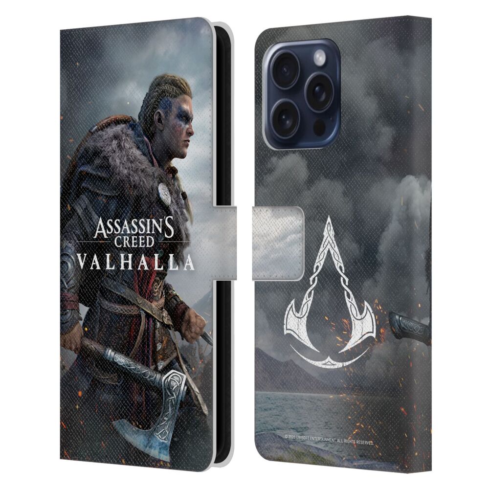 ASSASSINS CREED アサシンクリード - Valhalla Key Art / Female Eivor レザー手帳型 / Apple iPhoneケース - PGS