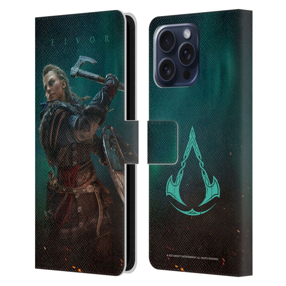 ASSASSINS CREED アサシンクリード - Valhalla Key Art / Female Eivor Poster レザー手帳型 / Apple iPhoneケース - PGS