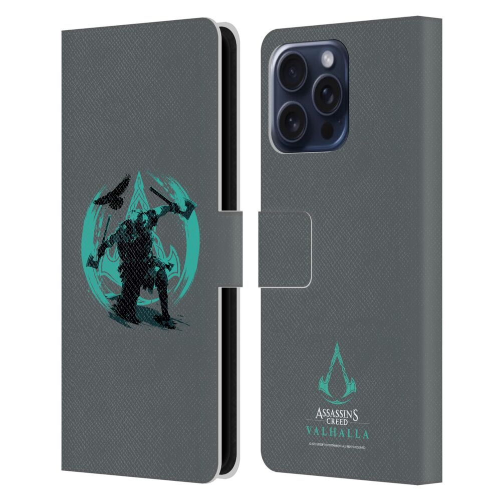 ASSASSINS CREED アサシンクリード - Valhalla Compositions / Eivor Action Pose レザー手帳型 / Apple iPhoneケース - PGS