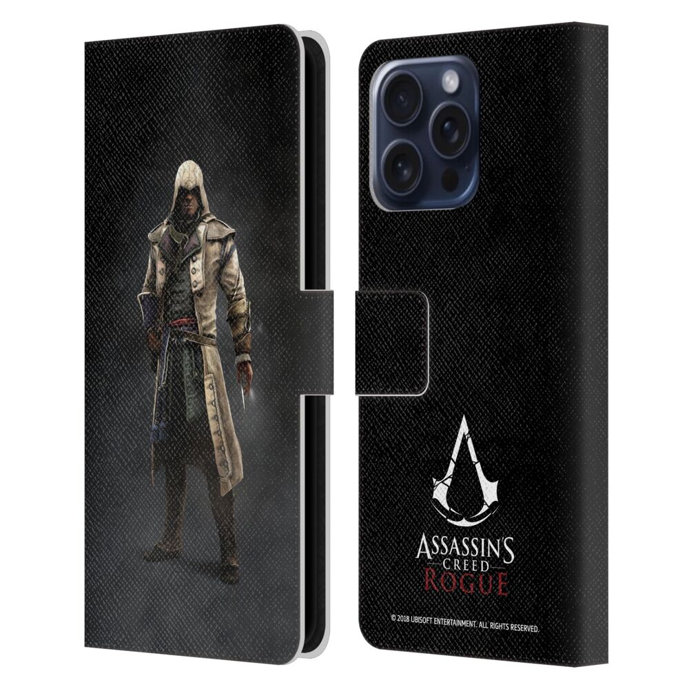 ASSASSINS CREED アサシンクリード - Rogue Key Art / Achilles Davenport レザー手帳型 / Apple iPhoneケース - PGS