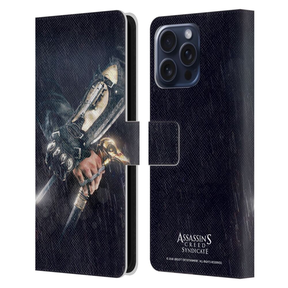 ASSASSINS CREED アサシンクリード - Syndicate Key Art / Weapons レザー手帳型 / Apple iPhoneケース - PGS