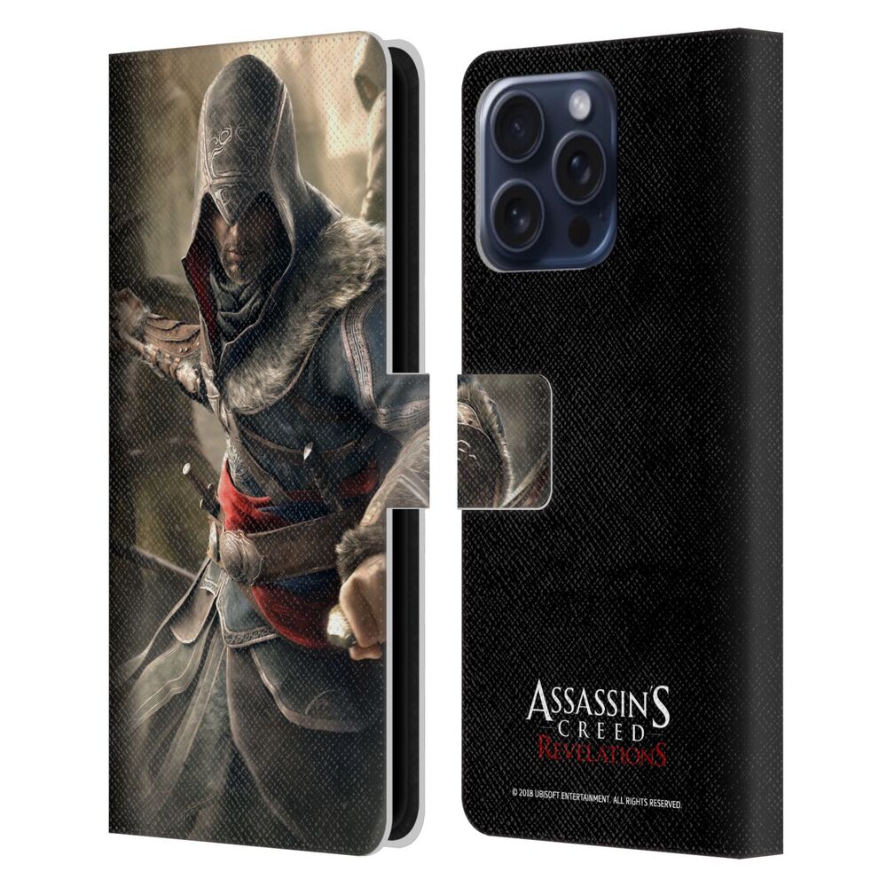 ASSASSINS CREED アサシンクリード - Revelations Key Art / Ezio 2 レザー手帳型 / Apple iPhoneケース - PGS