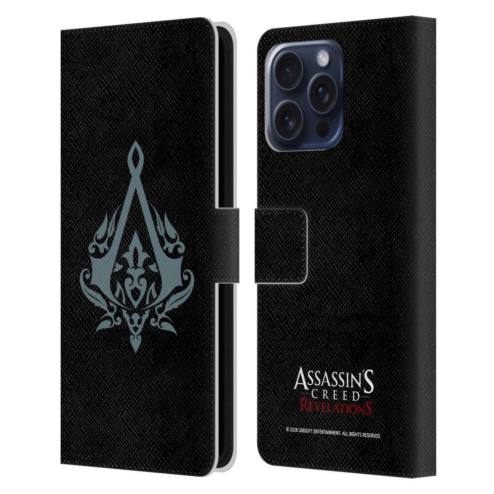 ASSASSINS CREED アサシンクリード - Revelations Logo / Ottoman Crest レザー手帳型 / Apple iPhoneケース - PGS
