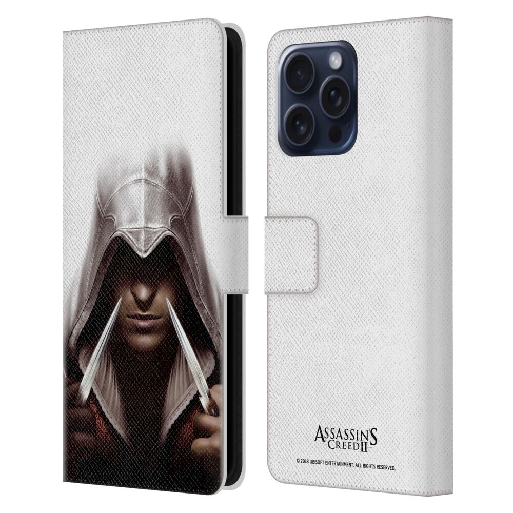 ASSASSINS CREED アサシンクリード - II Key Art / Ezio レザー手帳型 / Apple iPhoneケース - PGS