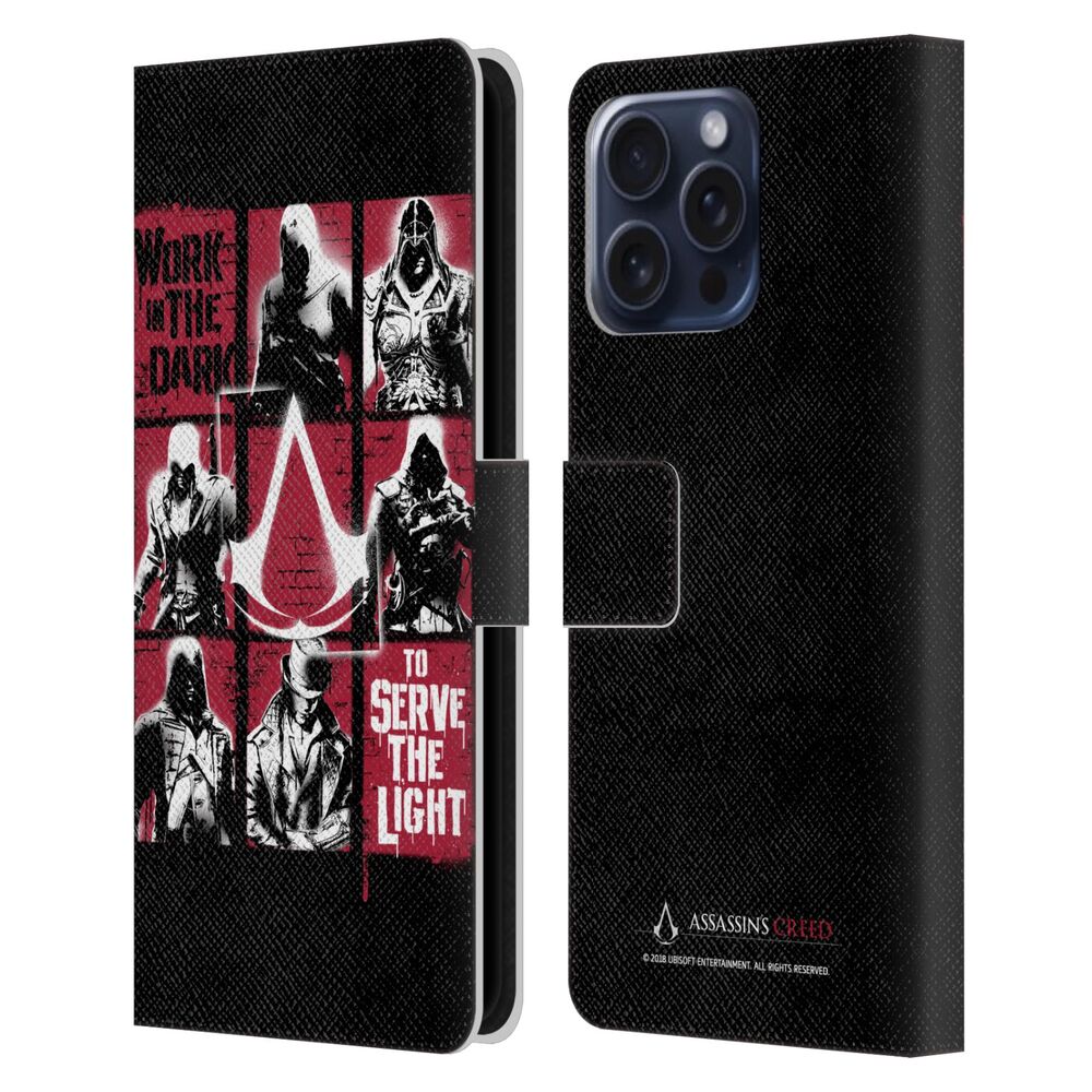 ASSASSINS CREED アサシンクリード - Legacy Character Artwork / Serve The Light 2 レザー手帳型 / Apple iPhoneケース - PGS