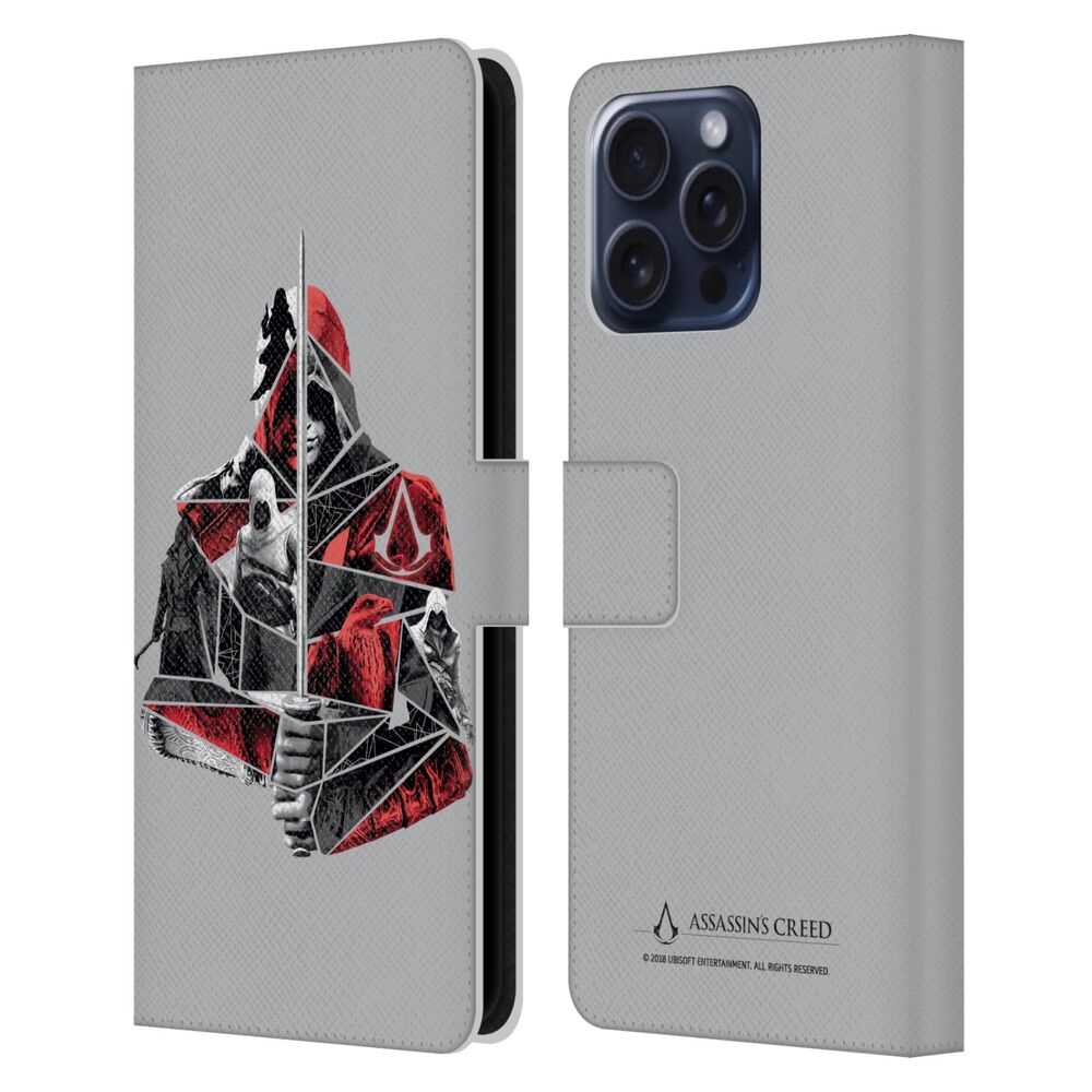 ASSASSINS CREED アサシンクリード - Legacy Character Artwork / Geometric 2 レザー手帳型 / Apple iPhoneケース - PGS