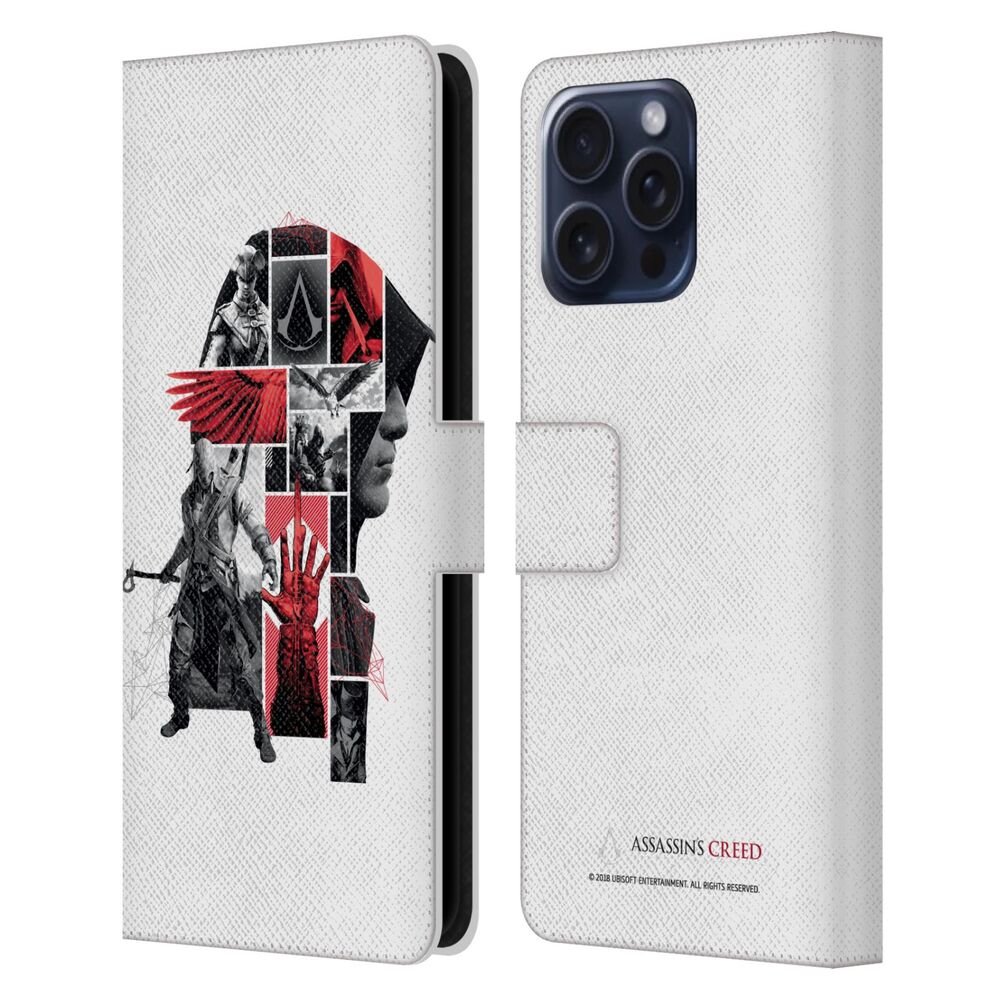 ASSASSINS CREED アサシンクリード - Legacy Character Artwork / Double Exposure 2 レザー手帳型 / Apple iPhoneケース - PGS