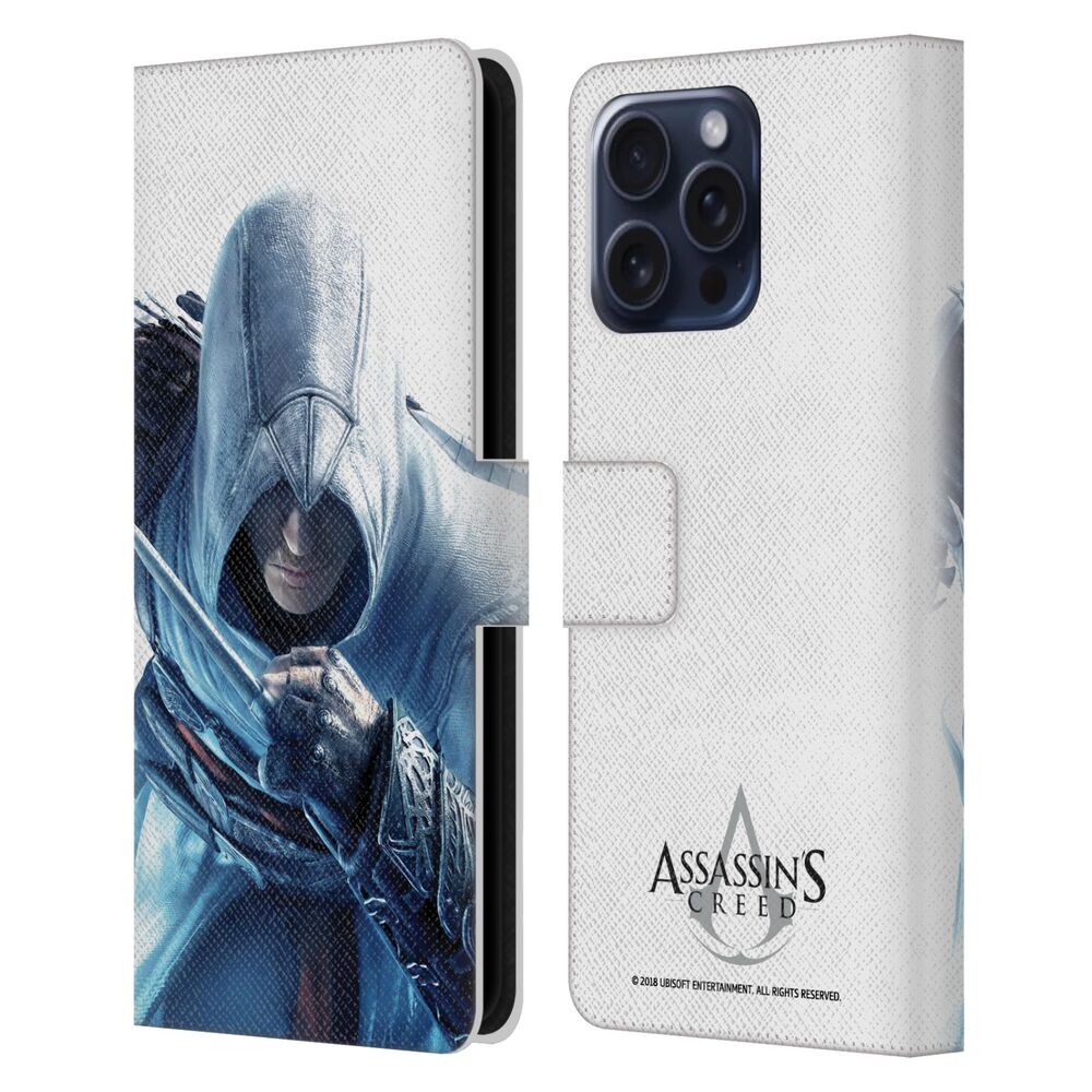 ASSASSINS CREED アサシンクリード - Key Art / Alta?r Hidden Blade レザー手帳型 / Apple iPhoneケース - PGS