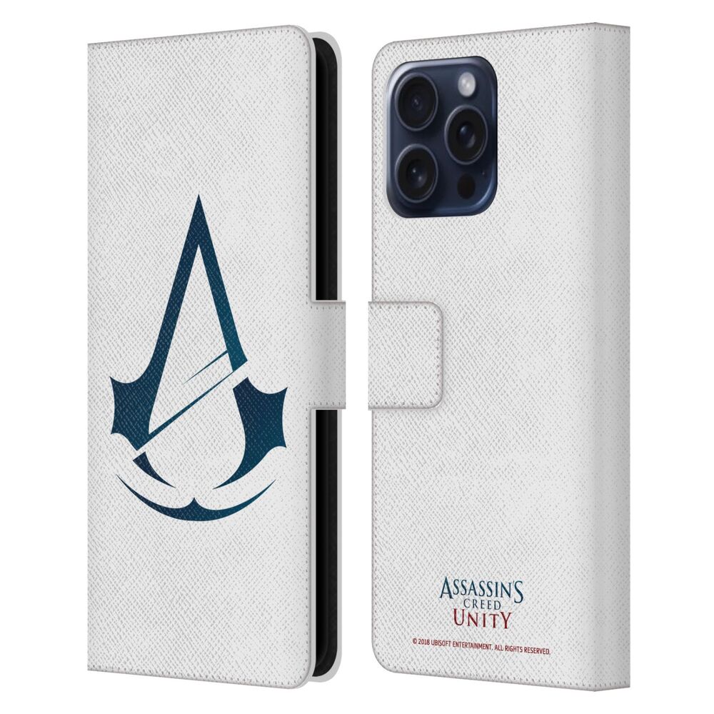 ASSASSINS CREED アサシンクリード - Unity Logo / Icon レザー手帳型 / Apple iPhoneケース - PGS