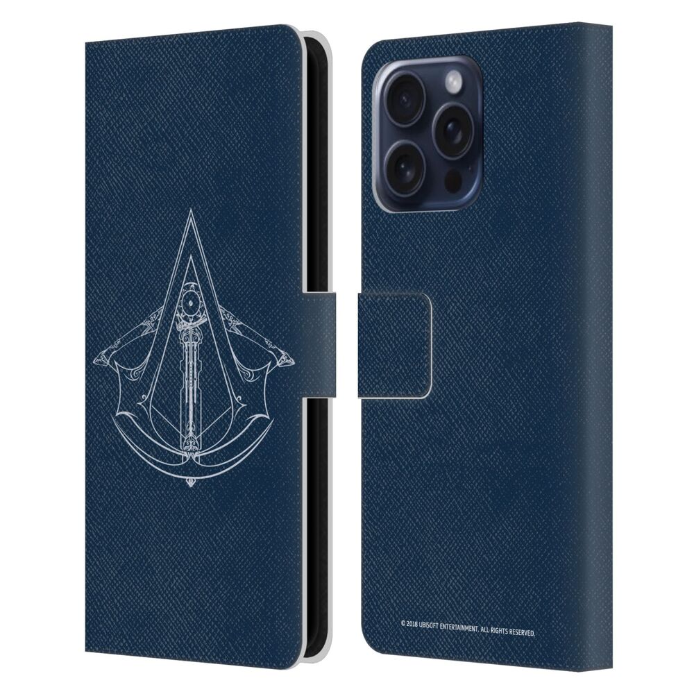 ASSASSINS CREED アサシンクリード - Unity Logo / Phantom Blade レザー手帳型 / Apple iPhoneケース - PGS