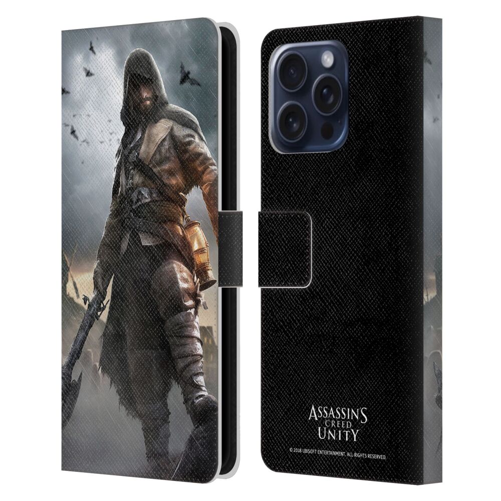 ASSASSINS CREED アサシンクリード - Unity Key Art / DLC Dead Kings レザー手帳型 / Apple iPhoneケース - PGS