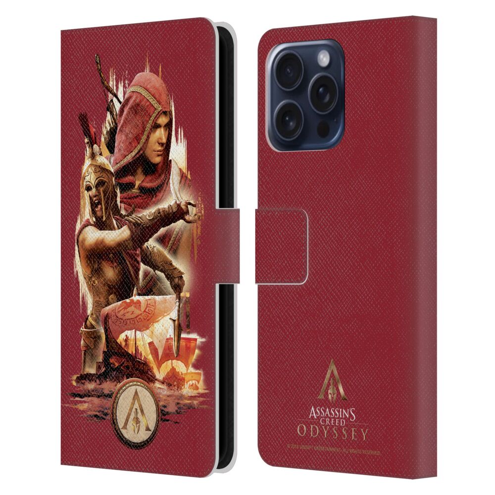 ASSASSINS CREED アサシンクリード - Odyssey Artwork / Kassandra レザー手帳型 / Apple iPhoneケース - PGS