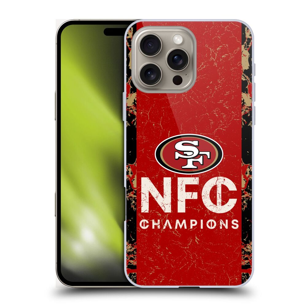 NFL ナショナルフットボールリーグ - 2024 Division Champions / NFC Champ 49ers ハード case / Apple iPhoneケース - PGS