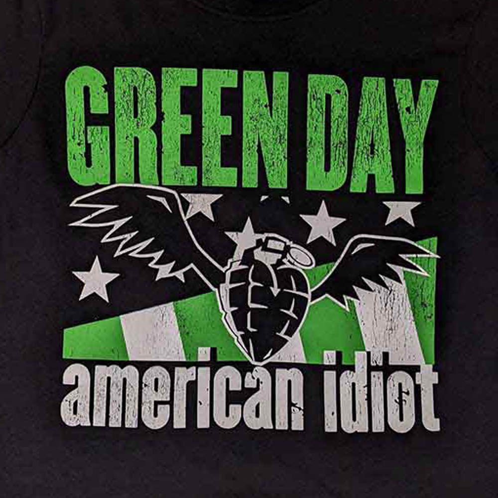 GREEN DAY グリーンデイ - American Idiot Wings / クロップトップ / タイダイ / Tシャツ / レディース - PGS