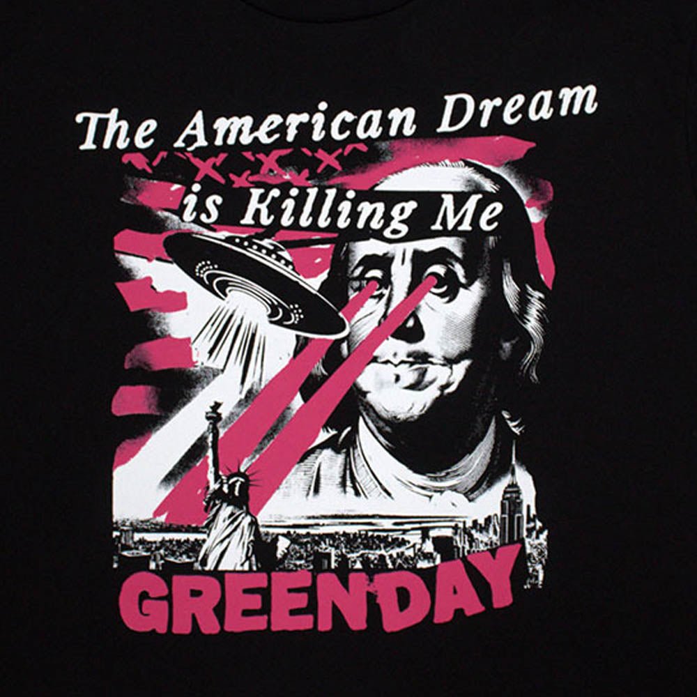 GREEN DAY グリーンデイ - American Dream / クロップトップ / Tシャツ / レディース - PGS