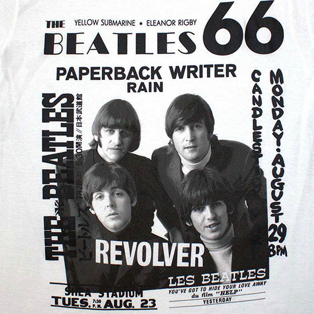 THE BEATLES ビートルズ (来日 60周年 ) - 1966 / Tシャツ / メンズ