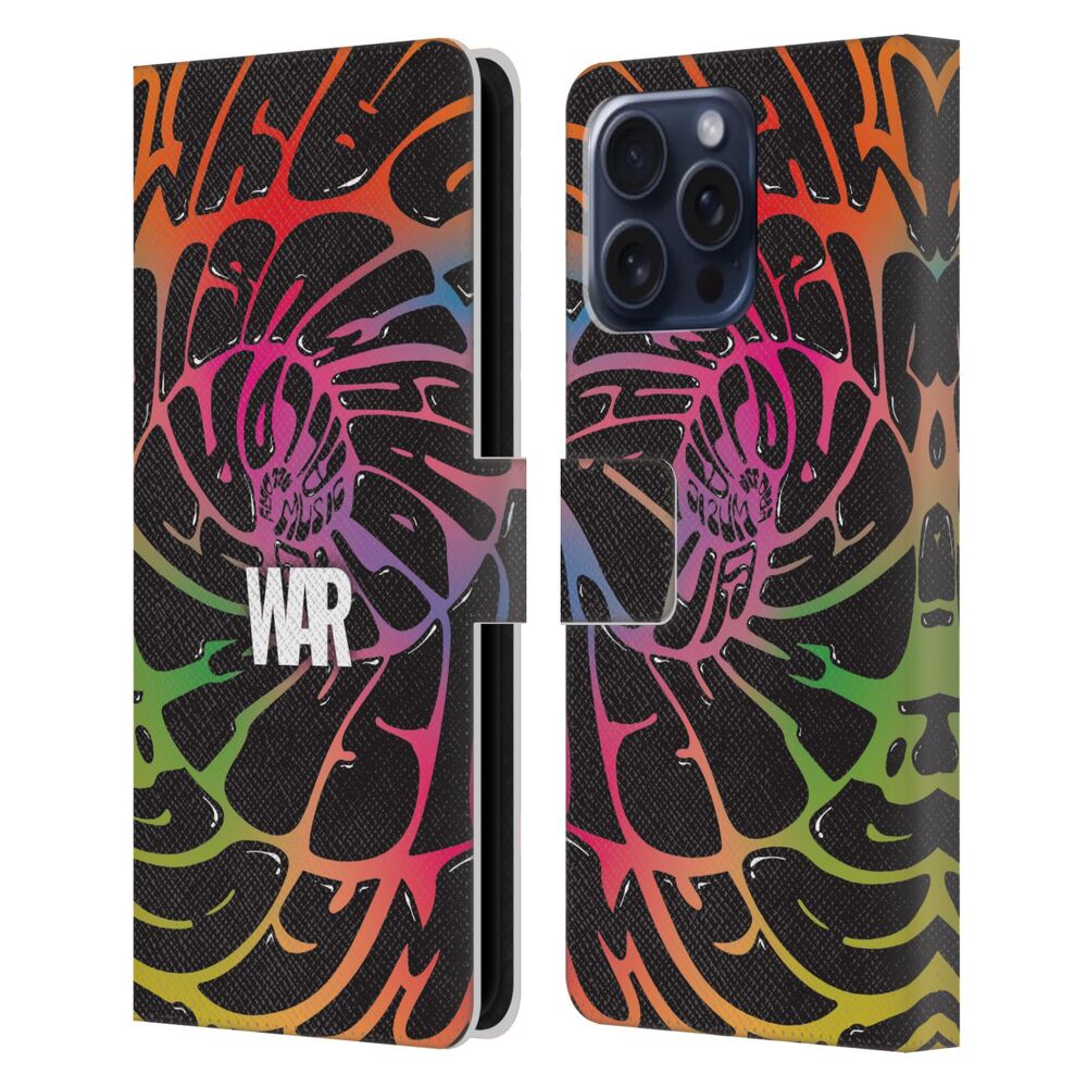 WAR ウォー - Graphics / All Day Colorful レザー手帳型 / Apple iPhoneケース - PGS