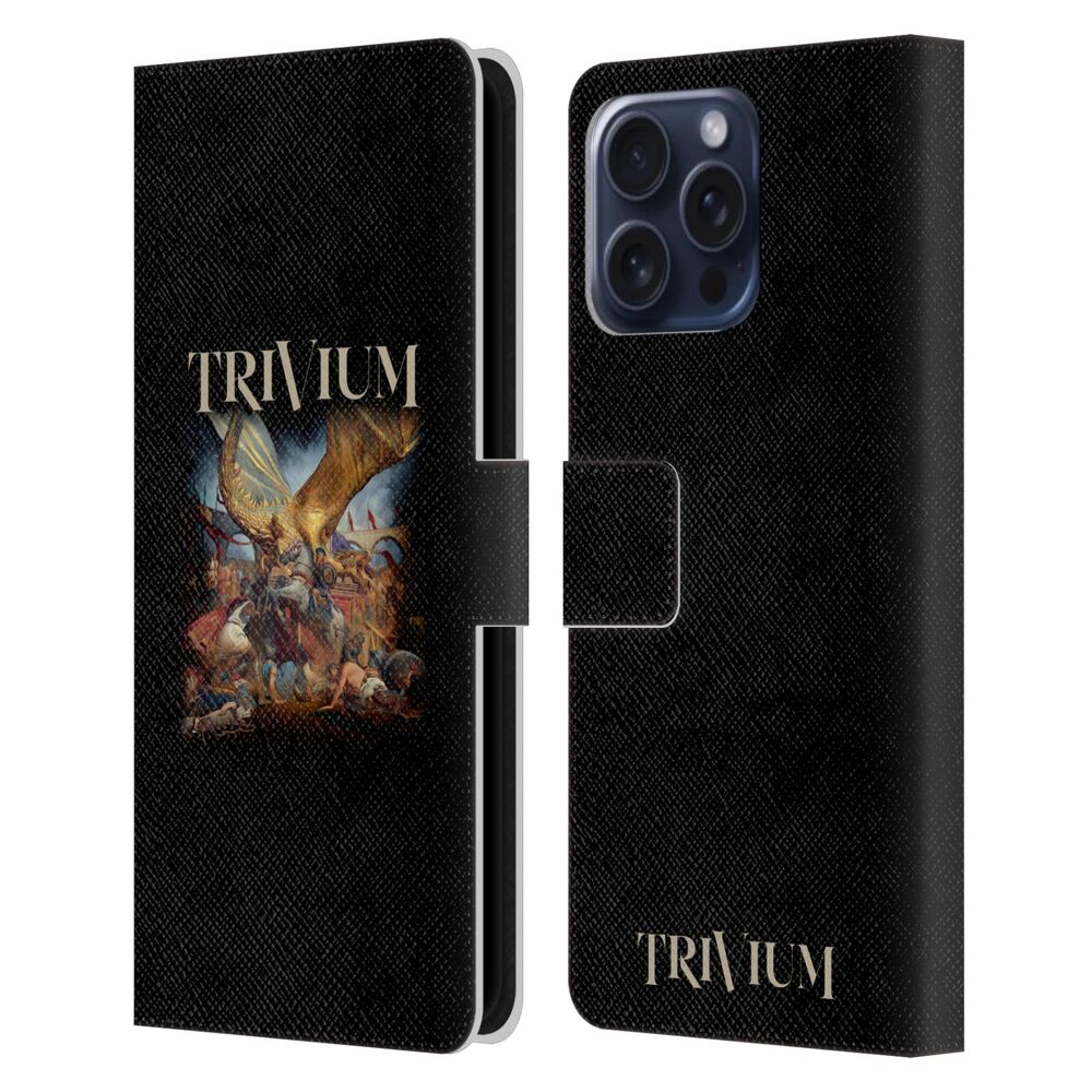 TRIVIUM トリヴィアム - Graphics / In The Court Of The Dragon レザー手帳型 / Apple iPhoneケース - PGS