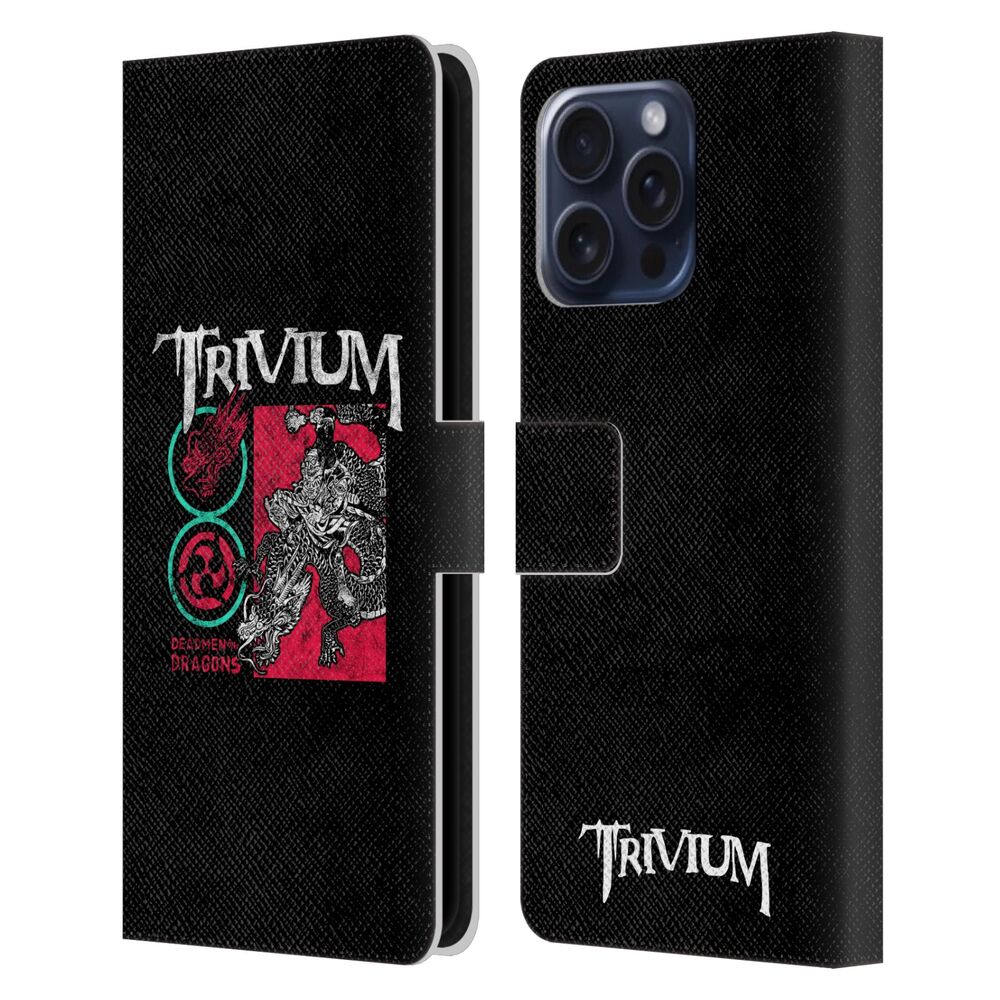 TRIVIUM トリヴィアム - Graphics / Deadmen And Dragons Date レザー手帳型 / Apple iPhoneケース - PGS