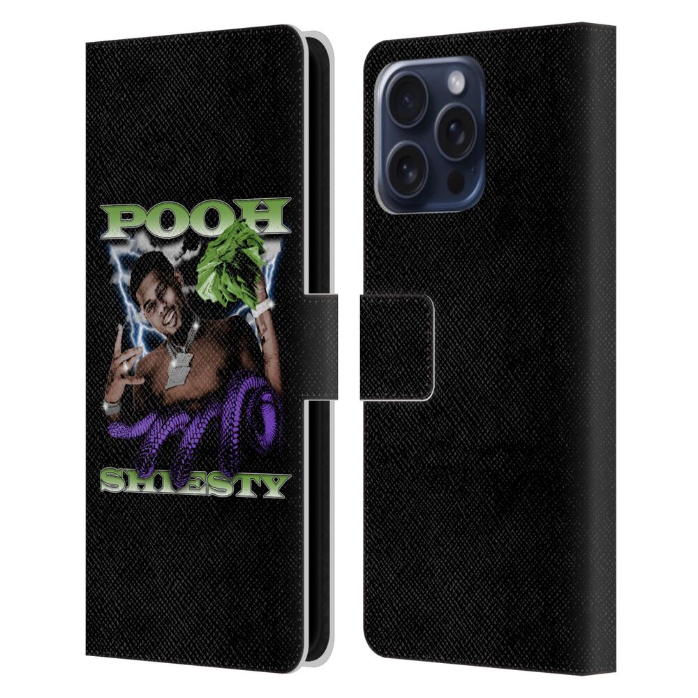 POOH SHIESTY プーシースティ - Graphics / Photo レザー手帳型 / Apple iPhoneケース - PGS