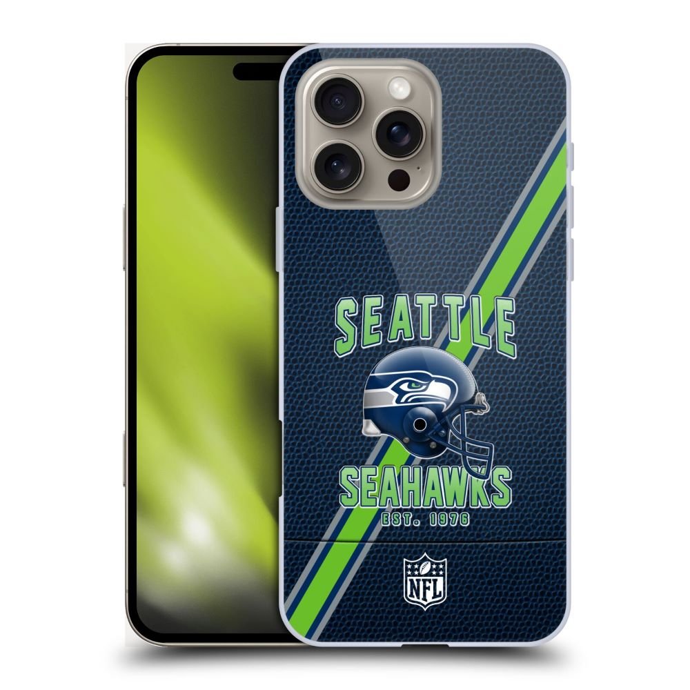 SEATTLE SEAHAWKS(NFL) シアトルシーホークス シアトルシーホークス - Football Stripes ハード case / Apple iPhoneケース - PGS