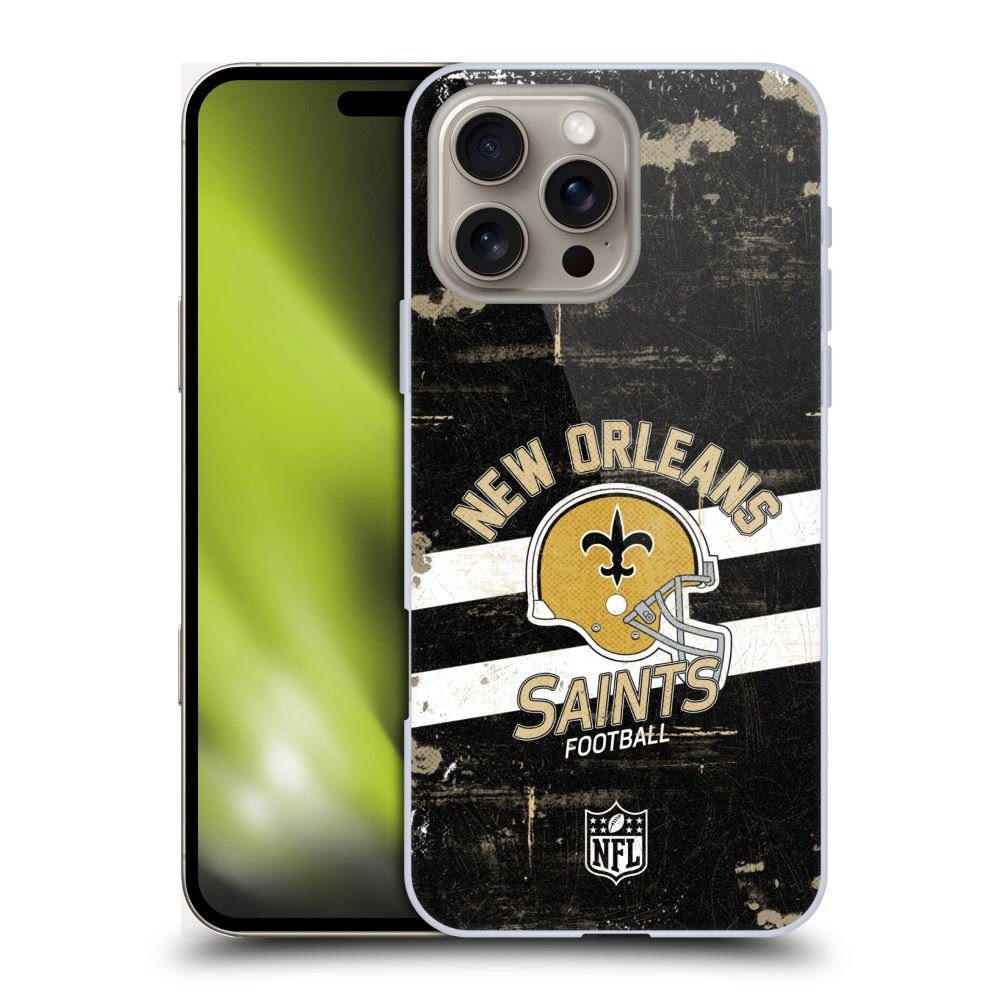 NEW ORLEANS SAINTS(NFL) ニューオーリンズセインツ ニューオーリンズセインツ - Helmet Distressed ハード case / Apple iPhoneケース - PGS