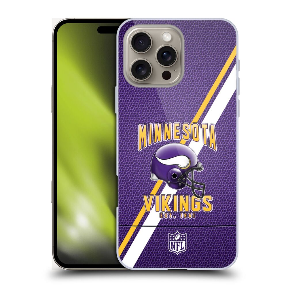 MINNESOTA VIKINGS(NFL) ミネソタバイキングス ミネソタバイキングス - Football Stripes ハード case / Apple iPhoneケース - PGS