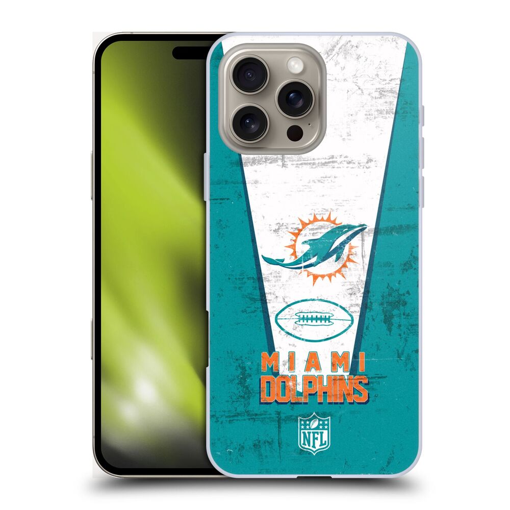 MIAMI DOLPHINS(NFL) マイアミドルフィンズ マイアミドルフィンズ - Banner ハード case / Apple iPhoneケース - PGS