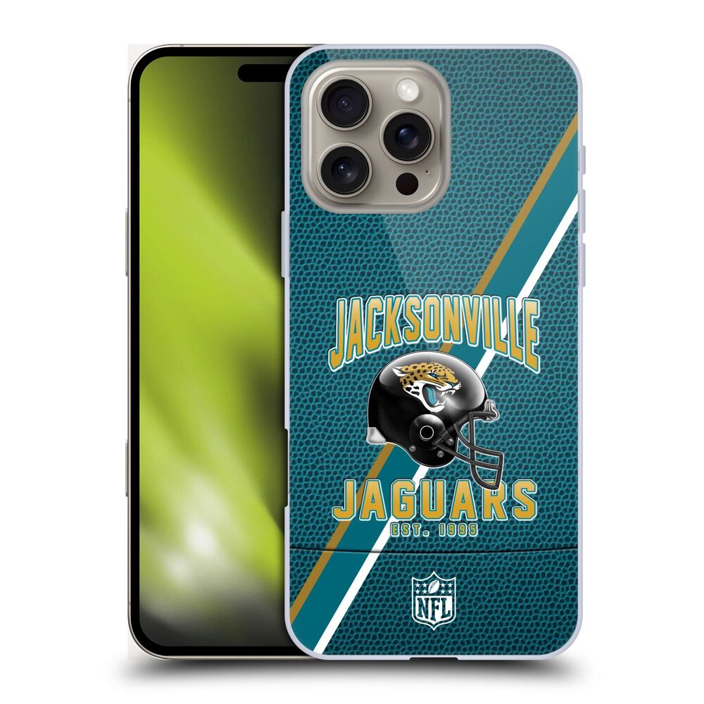 JACKSONVILLE JAGUARS(NFL) ジャクソンビルジャガーズ ジャクソンビルジャガーズ - Football Stripes ハード case / Apple iPhoneケース - PGS