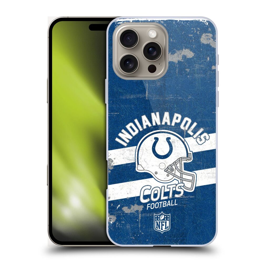 INDIANAPOLIS COLTS(NFL) インディアナポリスコルツ インディアナポリスコルツ - Helmet Distressed ハード case / Apple iPhoneケース - PGS