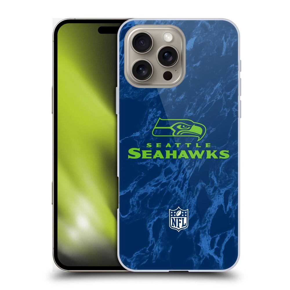 SEATTLE SEAHAWKS(NFL) シアトルシーホークス シアトルシーホークス - Coloured Marble ハード case / Apple iPhoneケース - PGS