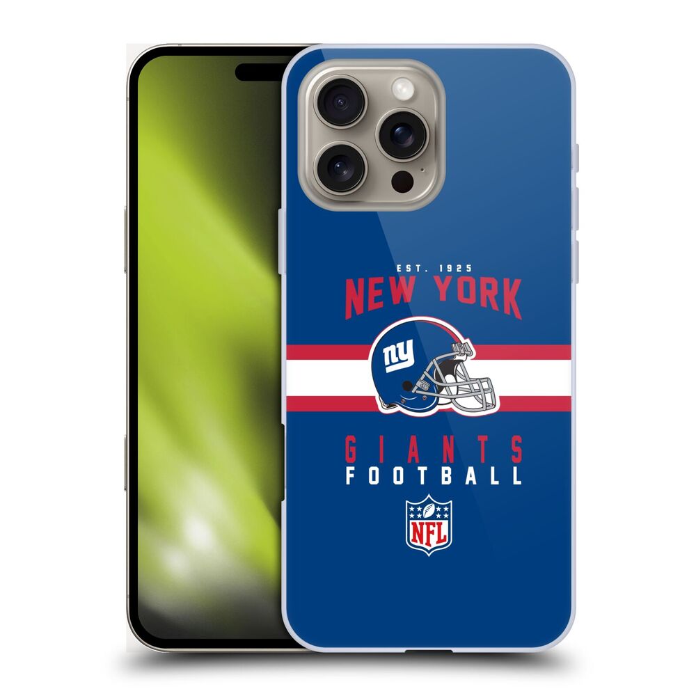 NEW YORK GIANTS(NFL) ニューヨークジャイアンツ ニューヨークジャイアンツ - Helmet Typography ハード case / Apple iPhoneケース - PGS